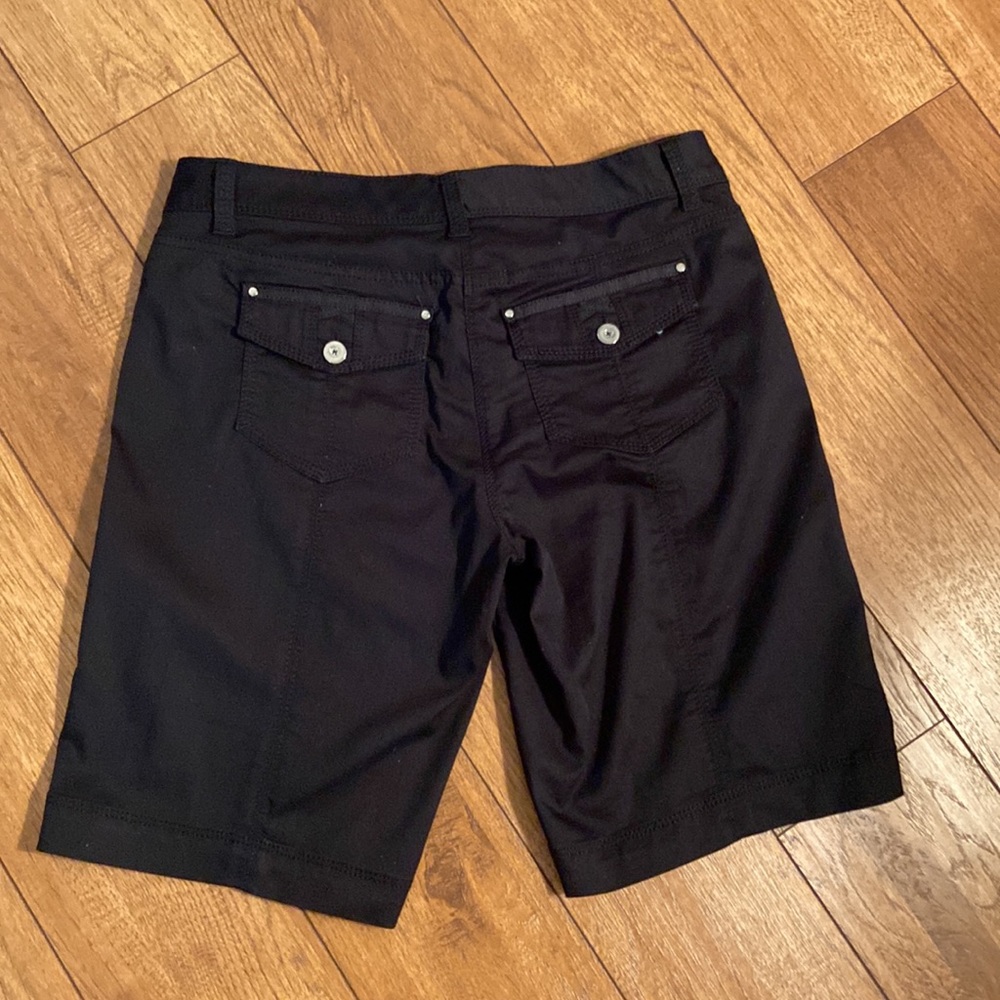 WHBM Black Bermuda Shorts 10.25” Inseam - Picture 9 of 14